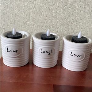 Set of 3 Tea Light holders
